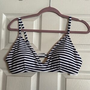 Striped Black and White Bralette